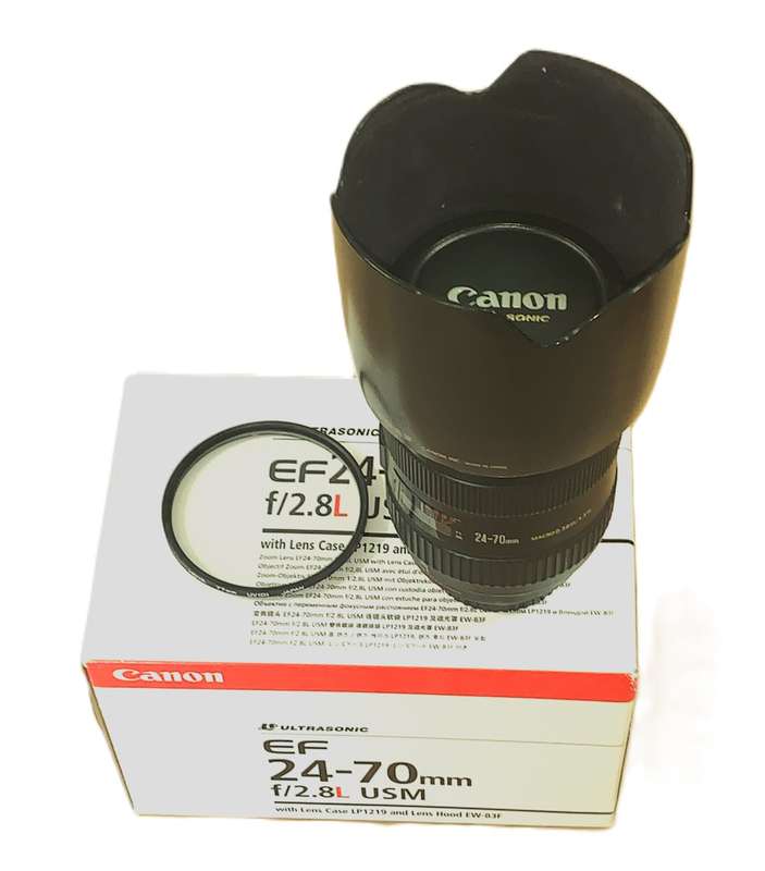 Canon EF 24-70mm f/2.8L USM full frame zoom lens