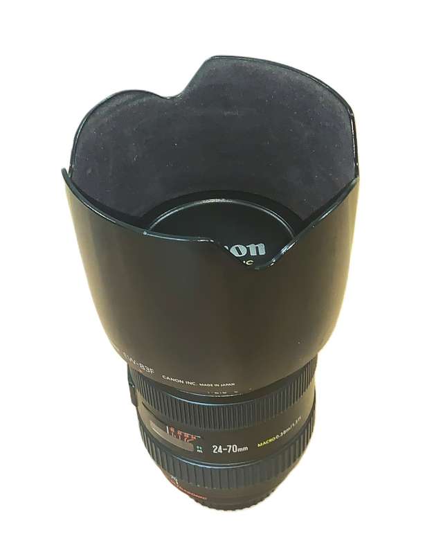 Canon EF 24-70mm f/2.8L USM full frame zoom lens
