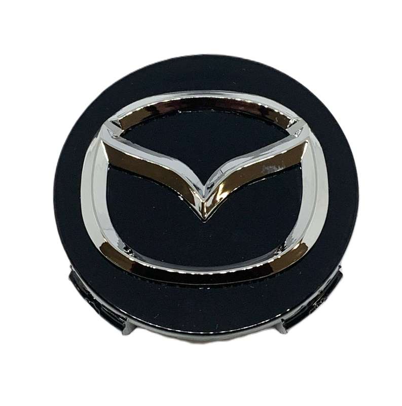 4pcs 56mm Car Wheel Centre Caps Rim Hubcaps for Mazda 2 3 5 6 Axela CX-4 CX-5 CX9 (BLACK)