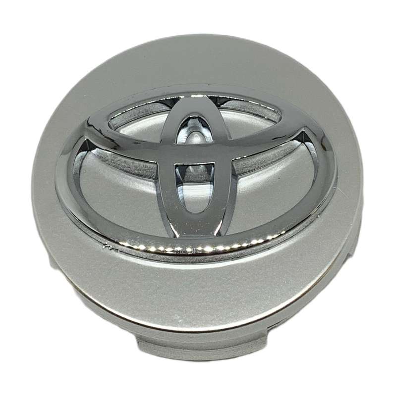 4x 62mm Wheel Centre Caps for TOYOTA (SILVER)