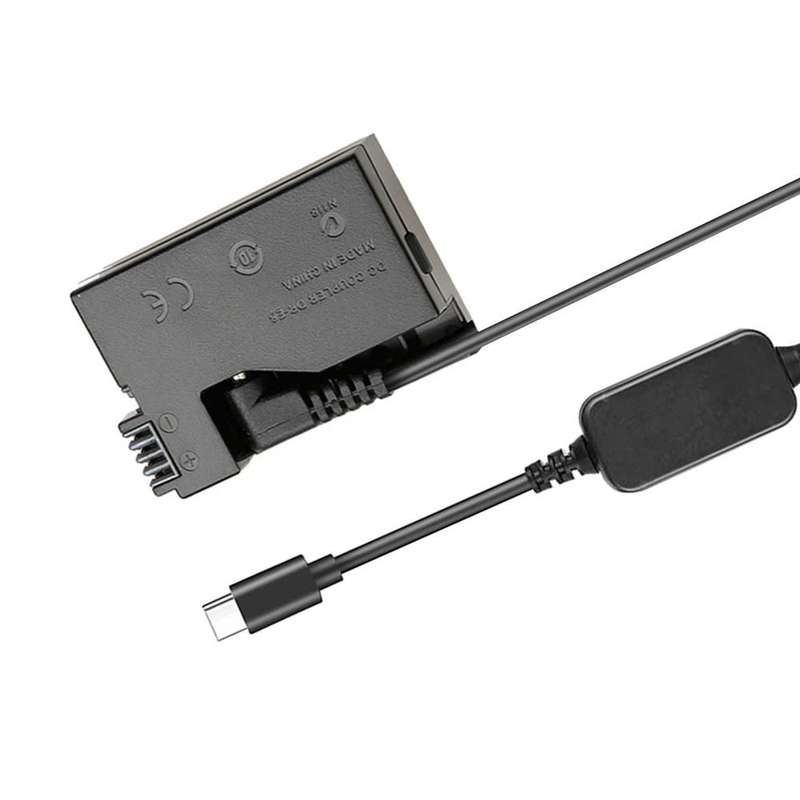 Power Bank LP-E8 TYPE-C Cable DR-E5 ACK-E8 DC Coupler for Canon 550D 600D 650D 700D etc.
