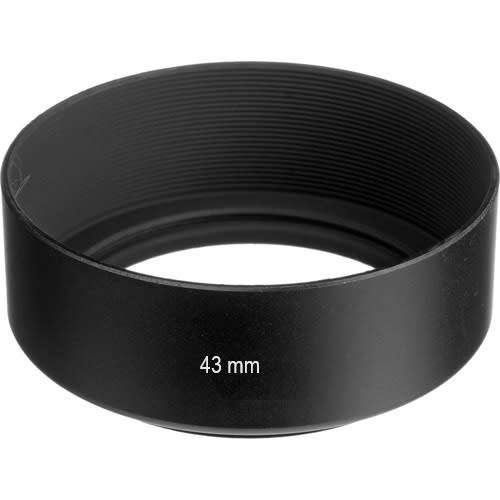 Universal Metal Screw In Lens Hood (43mm Filter Thread)