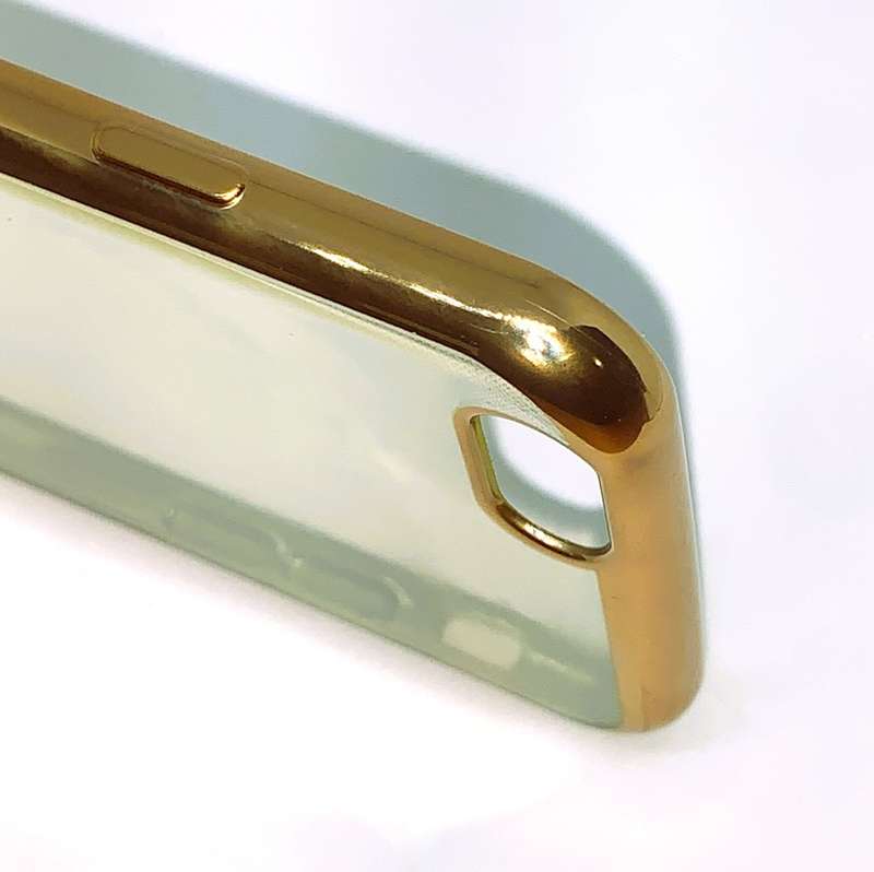 Ultra Slim Soft Silicone Crystal Clear TPU Case Cover For iPhone 6 6s - GOLD