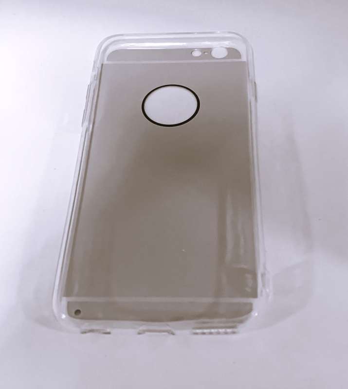 Gold Glossy Silicon Soft Protector Rubber TPU PC Cover Case For iPhone 6 (4,7)