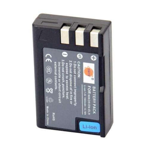 EN-EL9 Replacement 7.4V 1080mAh Battery for Nikon D40 / D40X / D60 / D3000 / D5000