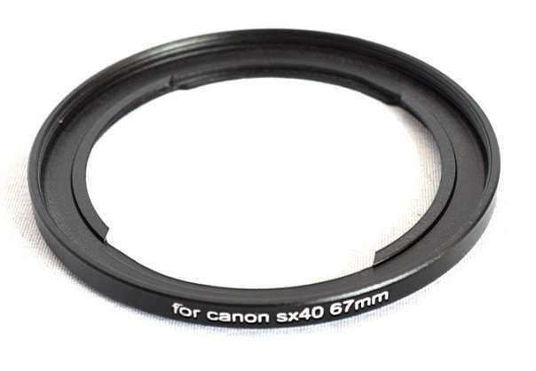 Adapter Ring for Canon SX40 HS / SX30 IS / SX20 IS / SX10 IS Camera (67mm)
