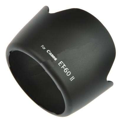 Petal Shaped ET-60ii hood for Canon EF 75-300MM F/4-5.6 & Canon EF-S 55-250mm f/4-5.6 IS Lenses