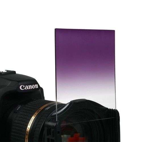 Graduated ND Filter for Cokin P Type Filter (PURPLE)