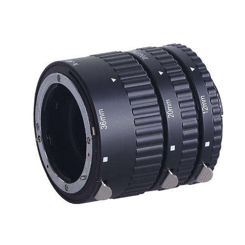 Macro Extention Tube Set for Nikon DSLR Cameras (Metal Mount)