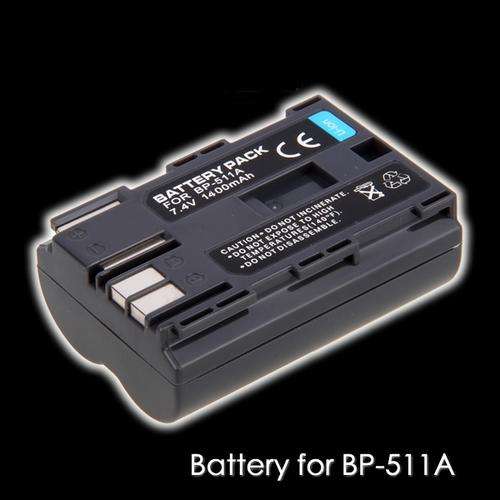 Generic BP-511A Battery pack for Canon 5D 20D 30D 40D 50D 300D G1