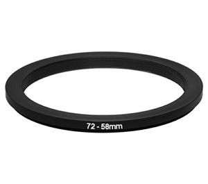 Step-Down ring - 72 - 58mm
