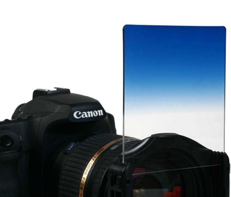 Graduated ND Filter for Cokin P Type Filter (BLUE)