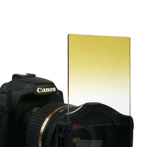 Graduated ND Filter for Cokin P Type Filter (YELLOW)