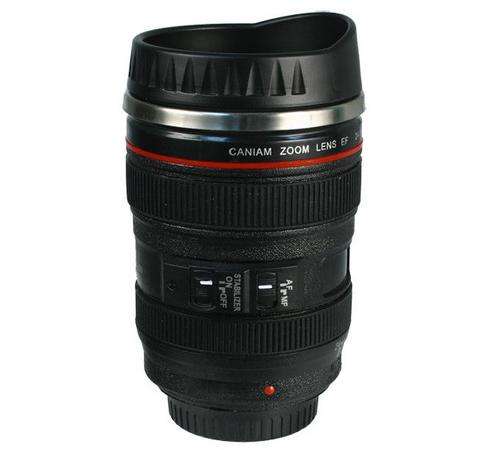 LENS MUG - LOOKS LIKE CANON 24-105 (CUP-LID)