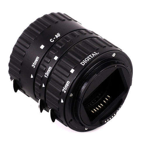 Macro Extention Tube Set for Canon EOS Cameras (Plastic Mount)