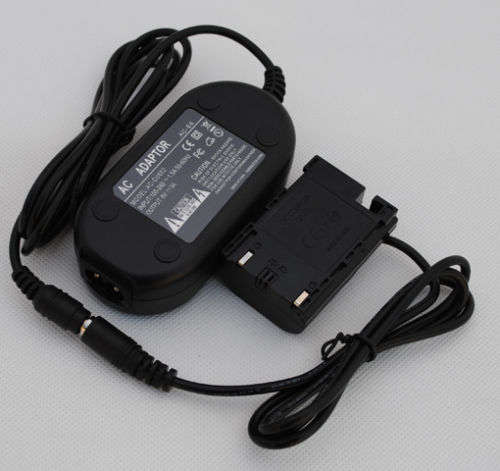 ACK-E6 AC Adapter for Canon LP-E6 (EOS 5DII, III, IV; 6D I & II; 7D I, II; 60D; 70D; 80D; 90D)