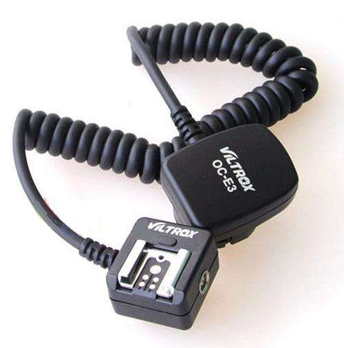 TTL Off Camera Hot Shoe Flash Sync Cable Cord For Canon OC-E3