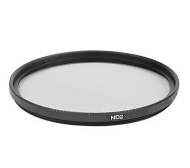 ND-2 Filter for lens with 77mm Filter Thread