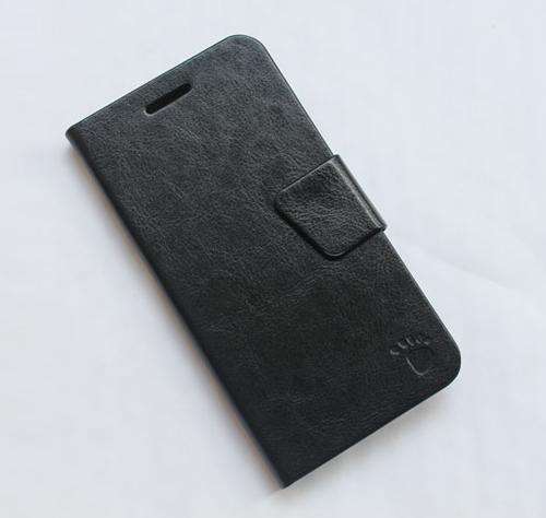 Flip Stand Leather Pouch for iPhone 6 (4,7") BLACK