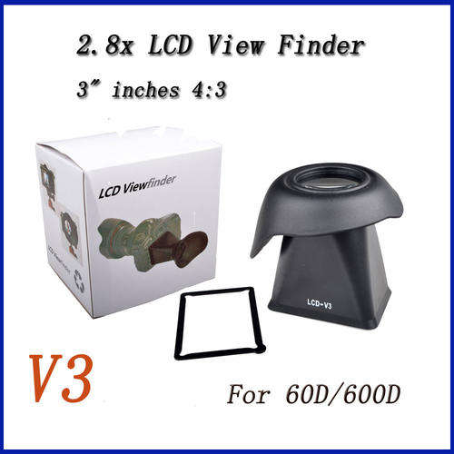 LCD viewfinder extender screen magnifier for Canon 600D 650D 60D 70D 700D