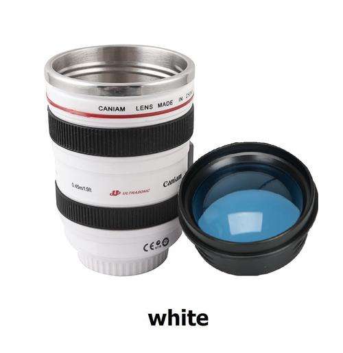 LENS MUG - LOOKS LIKE CANON 24-105 (LENS-LID) WHITE