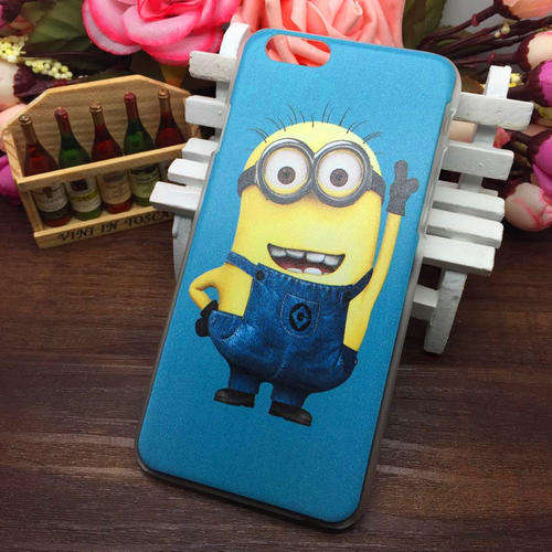 Ultra-Thin Slim MINIONS Pattern Hard Back Case Cover For iPhone 6 Plus (5,5")