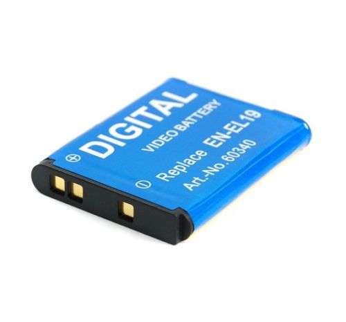 Generic brand EN-EL19 Battery for Nikon S200 S500 S600 S700 S210