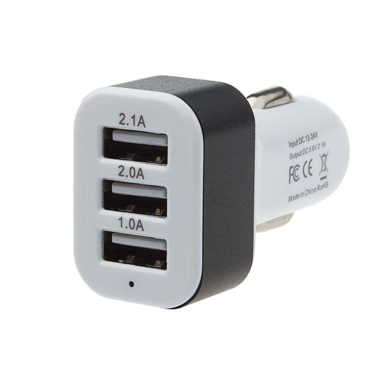 Lighter to USB multiplug (White & black)