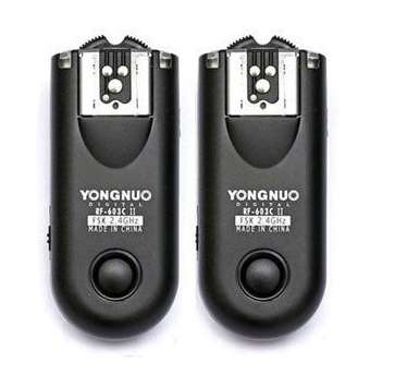 One set (2 units) Yongnuo RF-603 Mark II Wireless Flash Trigger for Canon (Select: C1 or C3)