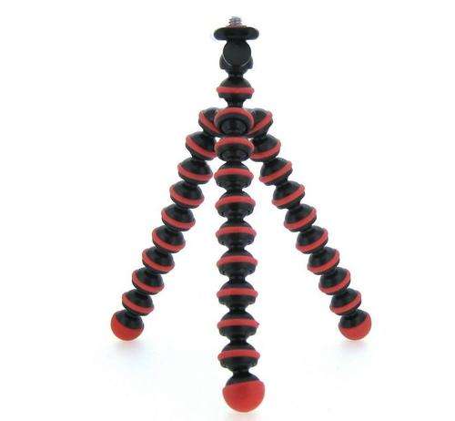 Mini Tripod (octopus) - SMALL RED