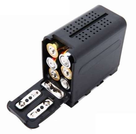 Battery Casing for SONY NP-F970 for 6pcs AA battery YN300 YN600