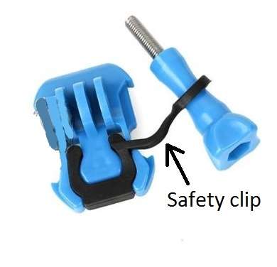 Silicone Soft Anti-lost Lock Catch for Mount Base Adapter for GoPro Hero, Sj4000 SJ5000 SJ6000