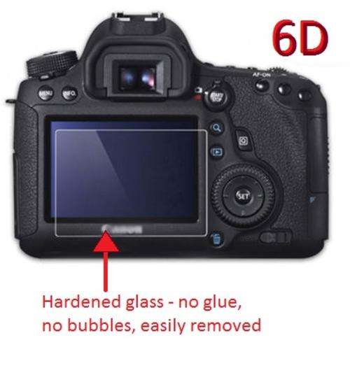 Hard LCD Toughened Glass Screen Protection Film For Canon EOS 6D