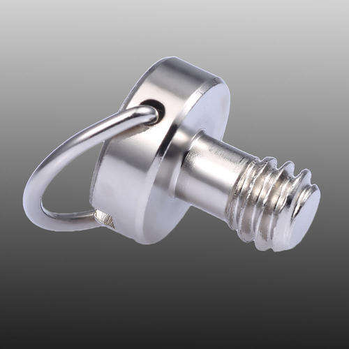 1/4" Screw D-Ring For Camera Tripod Monopod Quick Release Baseplate