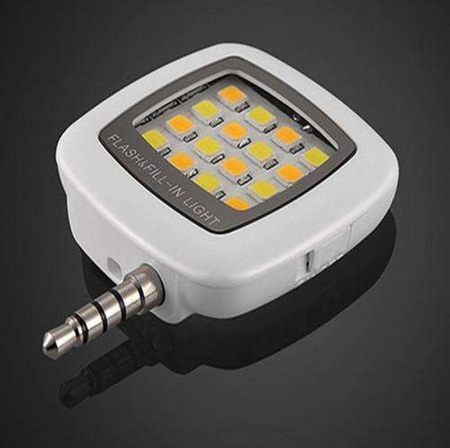 Mini Portable 16 LED Lamp Camera Fill-in Flash Light For Cell Phone Selfie