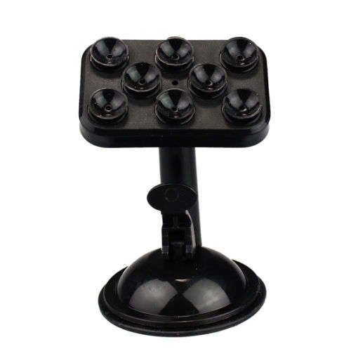 360 Degrees Suction Cup Car Holder Stand Bracket Universal Black