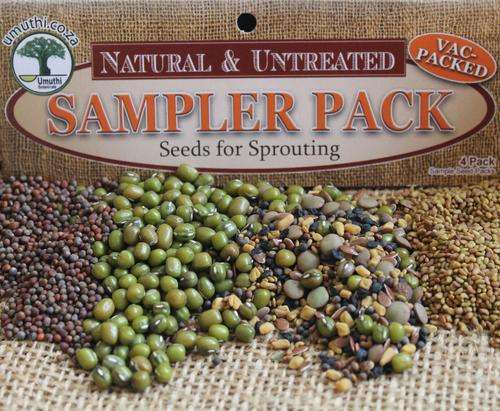 Sampler Pack Sprouting Seeds  -  4 Varieties