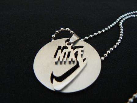 Round  N  I  K  E   Stainless Neck Chain Casual Wear Necklace