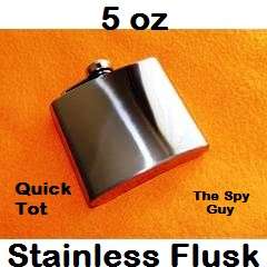 5oz Hip Flask in Stainless Steel for a WEE Tot of Liquor Ideal Gift for Him