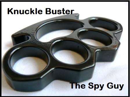 Knuckle BLACK Steel Buster for Fist Fighting Protection NST under 18s