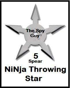 5 Spear NiNja Throwing Star