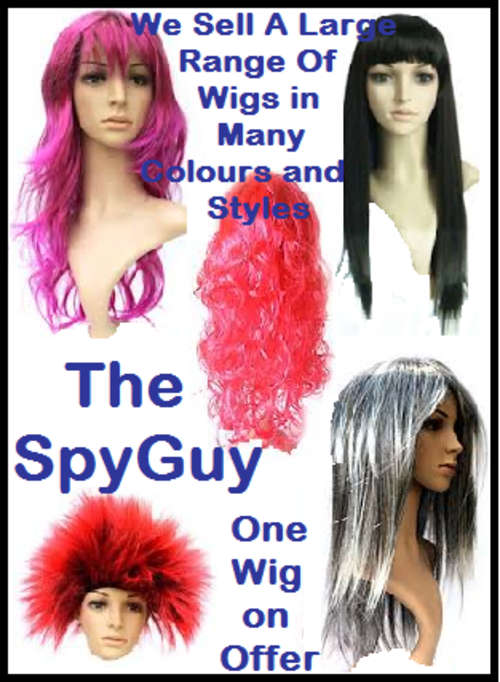 Wig PARTY x1 ONE in Assorted Colour and Style Available Only on Request Funky Styles 4 Parties