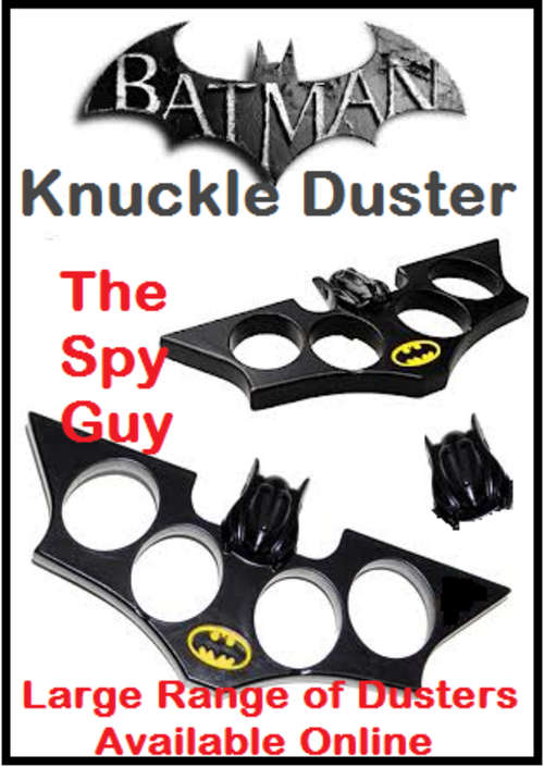 Batman Duster Knuckle Buster in Solid Steel Fighting Weapon Heavy and Dangerous No Under 18s