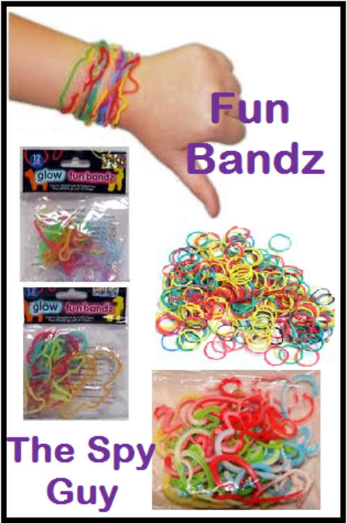 Wrist Bandz x1 Pack in Funky Assorted Styles and Colour Normal & Animal Wrist Bands