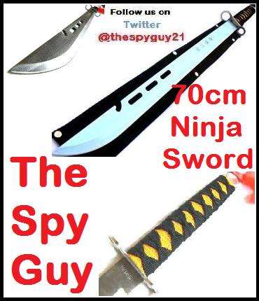 Ninja SINGLE Sword 70cm LARGE and Sharp Full Tang Joined Steel Blade