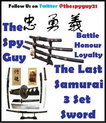 3 Sword in Set (The Last Samurai Swords) for Display Battle Honor Loyalty