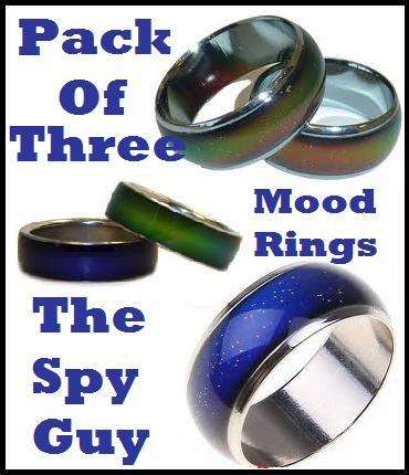 Mood Ring x3 Changes Colour with the Mood you in Great Wearable Fashion Accessory