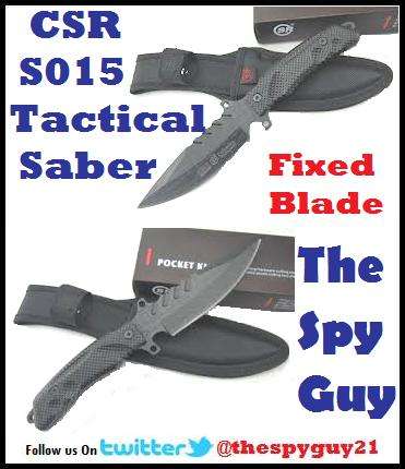Csr S015 Tactical Saber Fix Blade Sharp Edge Pocket Knife
