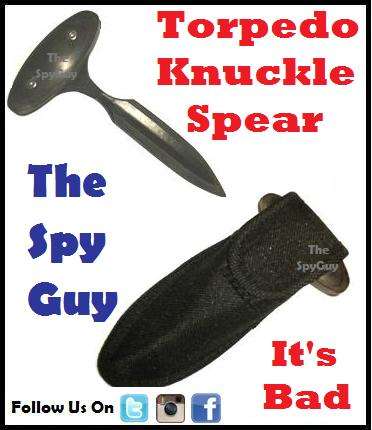Torpedo Spear Knuckle Buster SHARP BAD DANGEROUS Ninja Weaponry