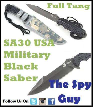 SA30 USA Military Black Ops Saber with Sheath